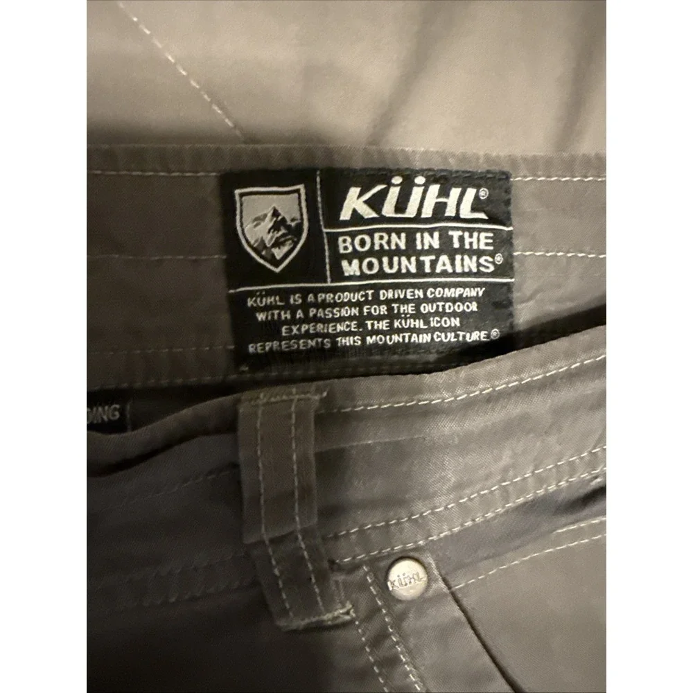 Kuhl Radikl Pants Mens 38x32 Gray Stretch Hiking Outdoor Workwear 7 Pocket - Picture 7 of 14